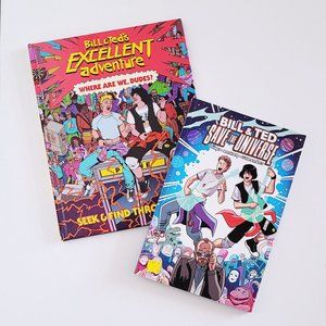 Bill & Ted's Excellent Adventure Book and Comic Lot